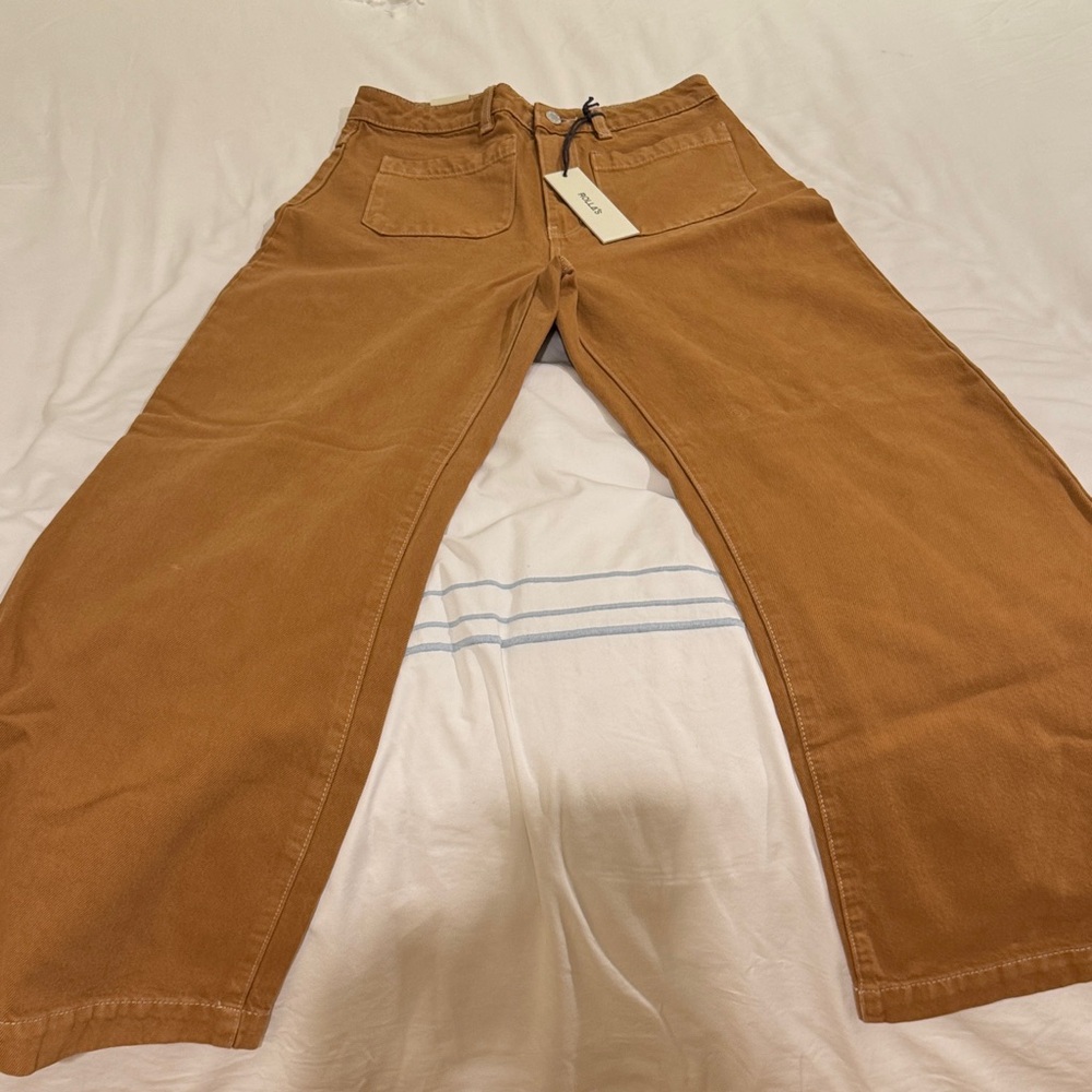 ROLLA'S Tan High-Waisted Pants
